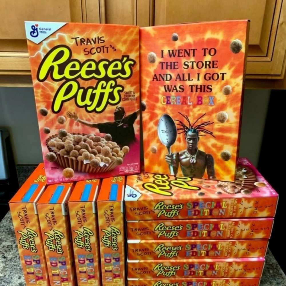 10 Count Reese's Puffs Limited Travis Scott Cereal